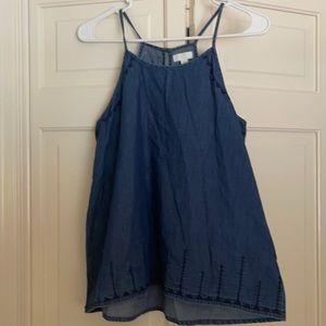 Denim tank.